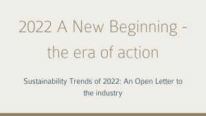 2022 A new beginning – the era of action